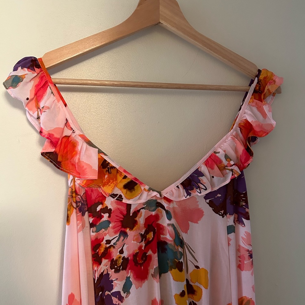 NWT H&M floral lyocel viscose dress